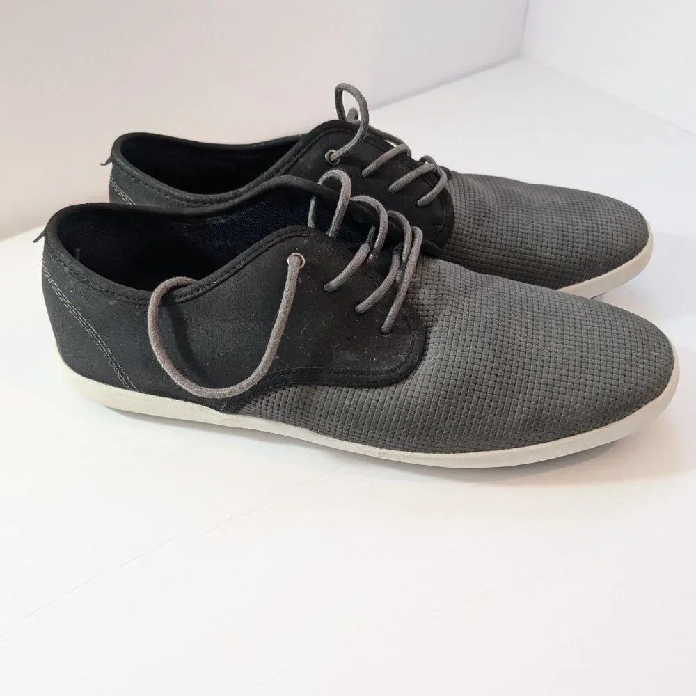 Apt. 9 Two-Tone Sneakers, Black, Gray, Size 11 Med